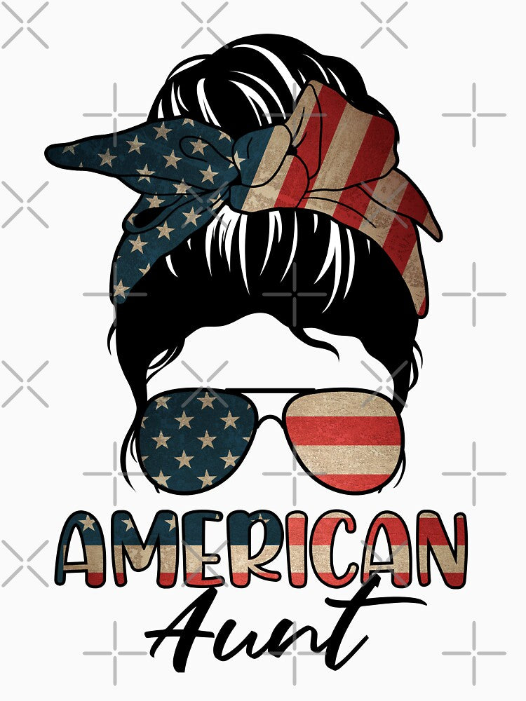 American Aunt Life Messy Bun Sunglasses by RetroStyle247