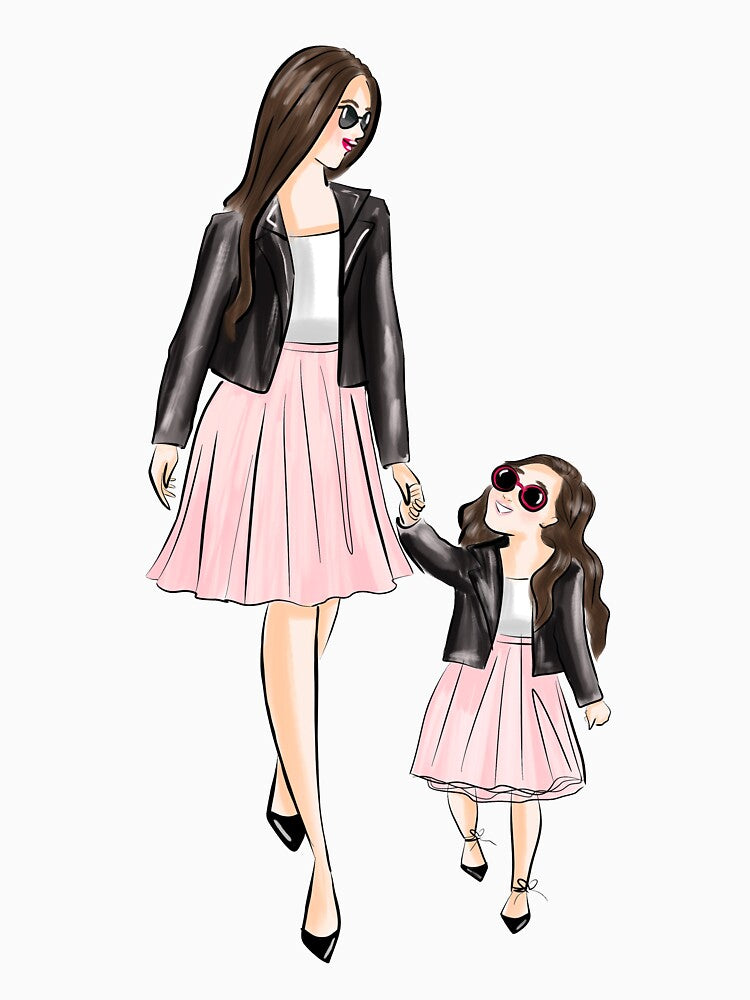 Mom and girl by reyniramirezfi