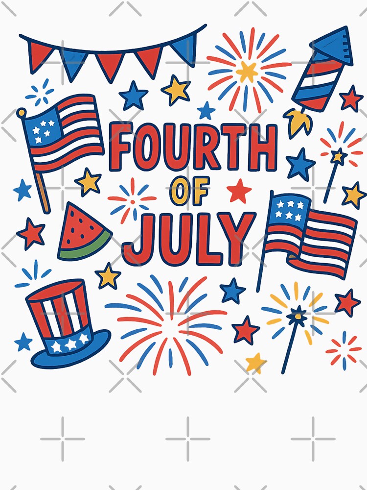 Beautiful 4th of July Illustration by Brontox