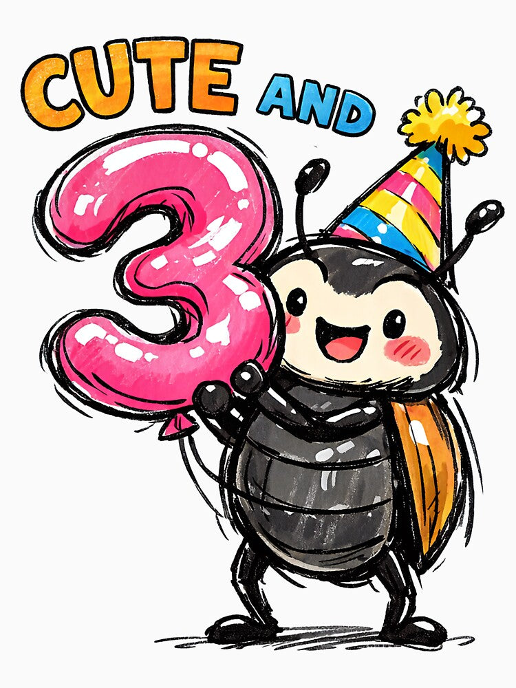 Cute 3rd Birthday Beetle by GogaVibeRe