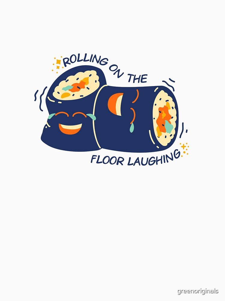 Funny Food - Sushi Pun - ROFL by greenoriginals