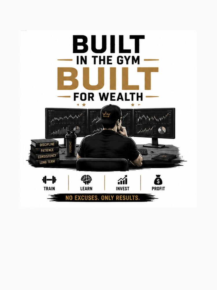 Build Wealth No Excuses by fadeinkstudio