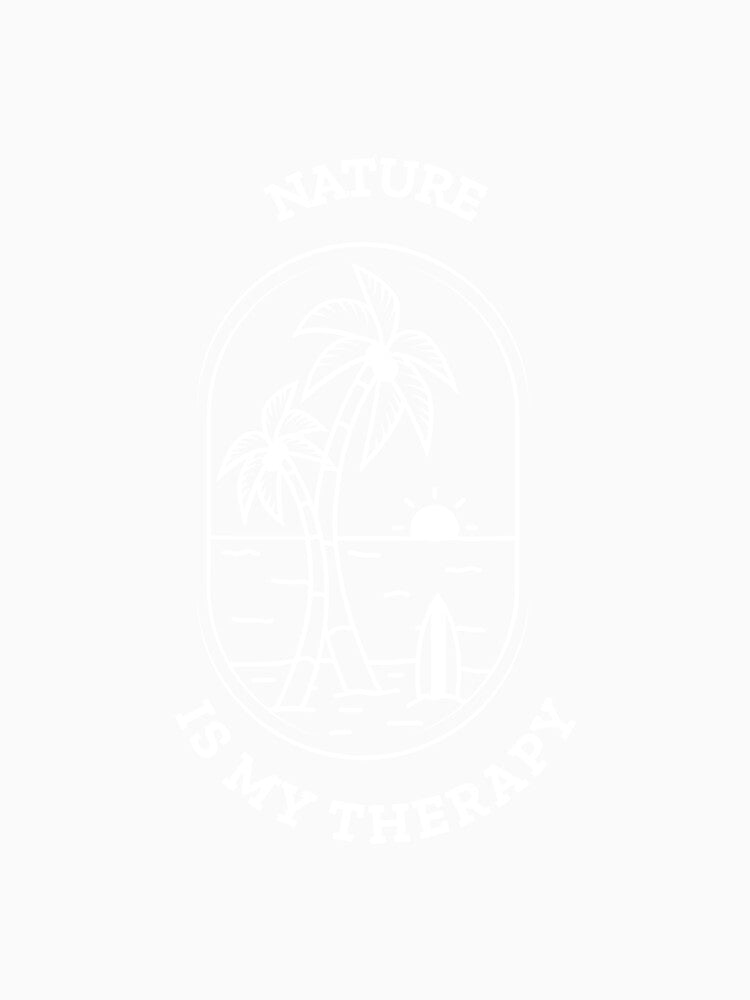 Nature Is My Therapy Adventure Camping Women Tshirt Tee by APINKILLUSION