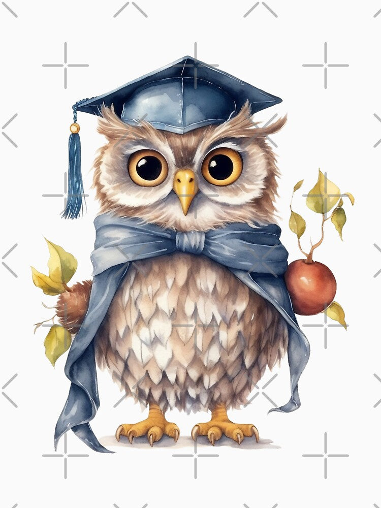 Back to school owl by PawsandPages