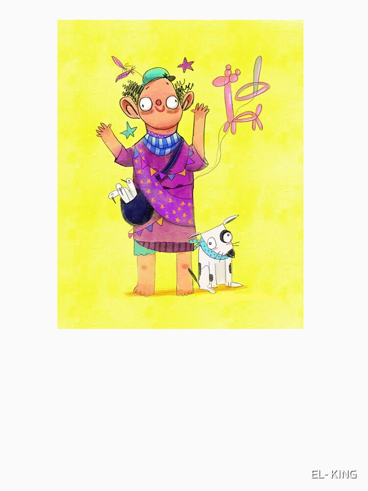 Mom LittleGirl T-Shirt by EL- KING