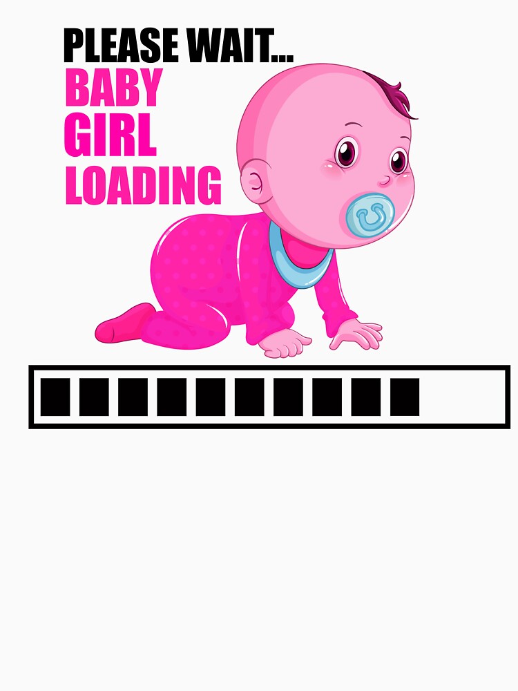 please wait... baby girl loading by Terbotv