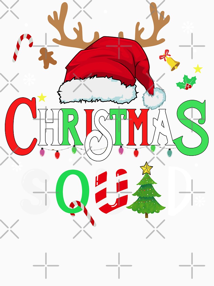 family christmas 2023 squad shirt , matching christmas pajama santa reindeer team shirt by ZAIN JAMAL