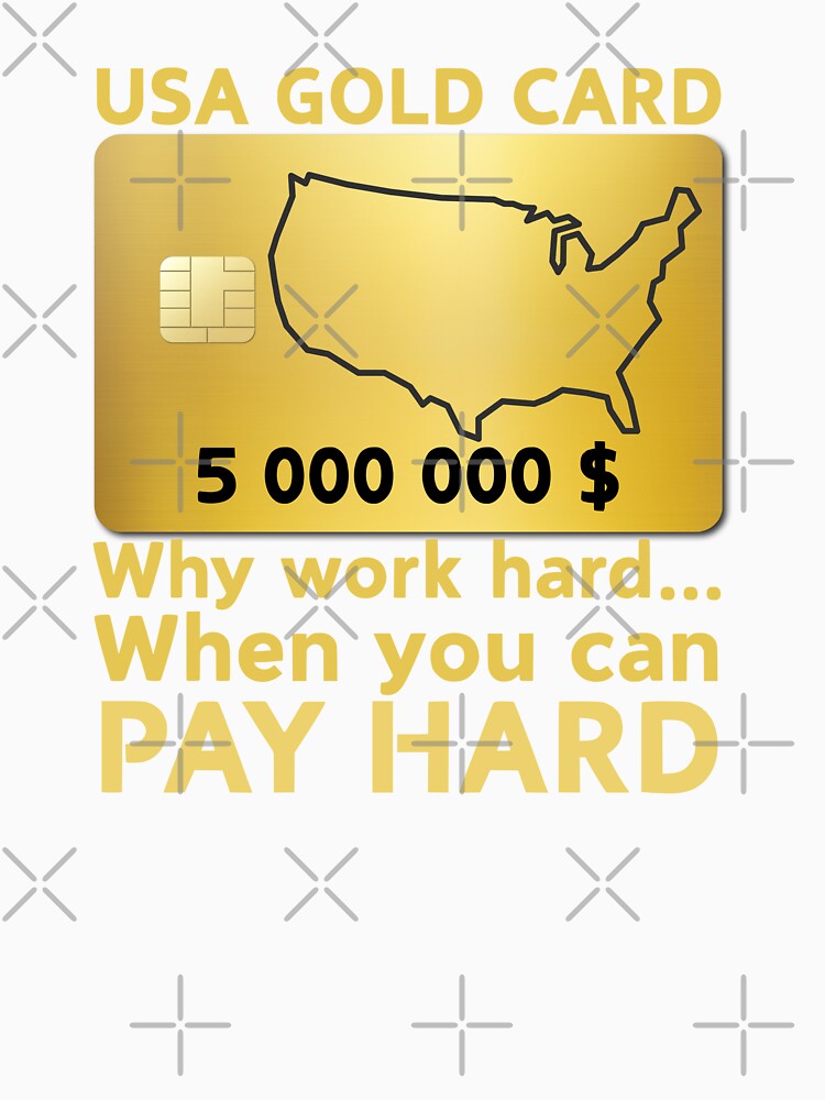 USA GOLD CARD PROGRAM SHIRT by The Art of Kkatarynka