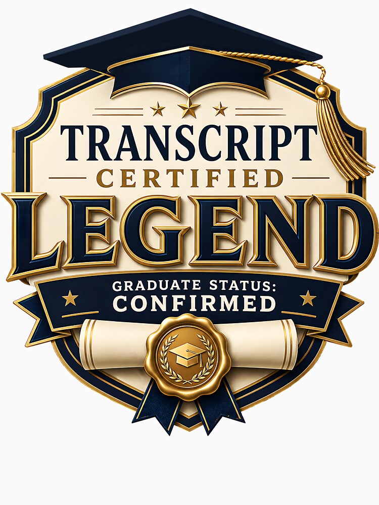 Transcript Certified Graduate Legend by Ned_Studio