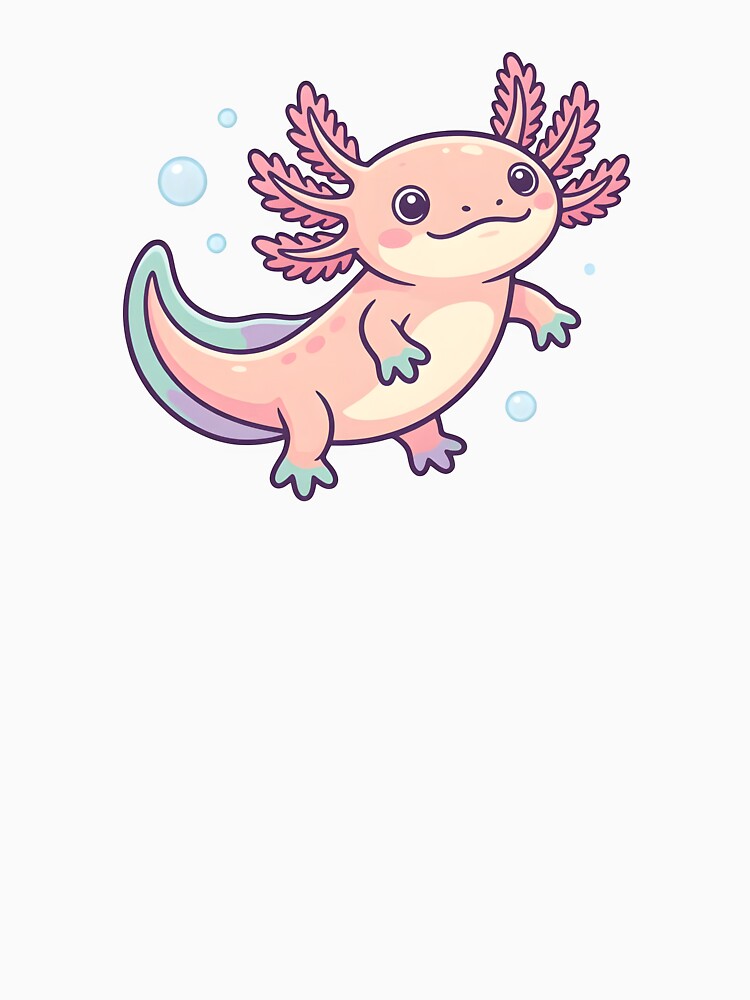 Cute Kawaii Axolotl Axo by Smoking_Animals