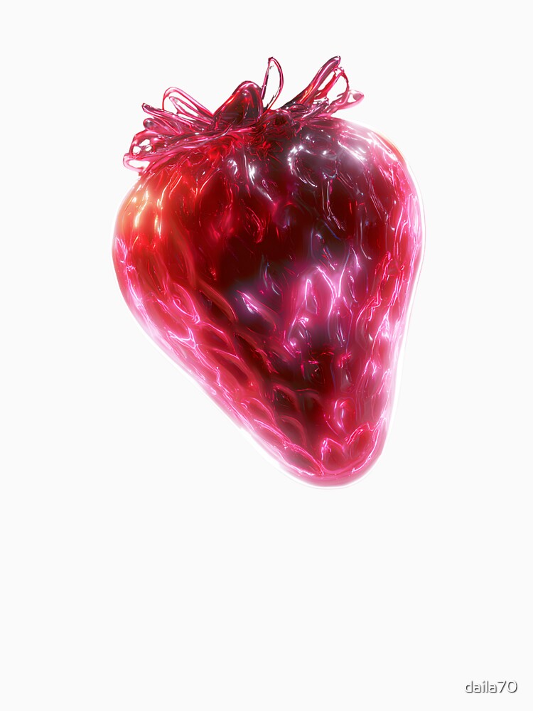 Neon Glow Strawberry Pop Icon by daila70