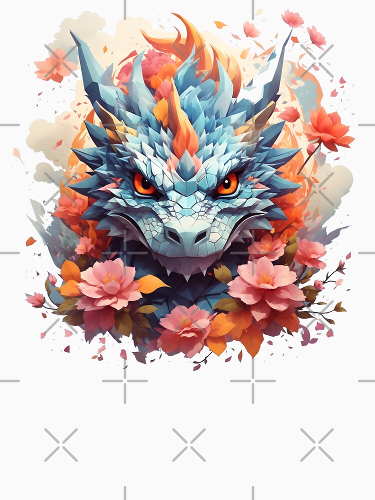 Japanese Colorful Cute Dragon by SoccaTamam