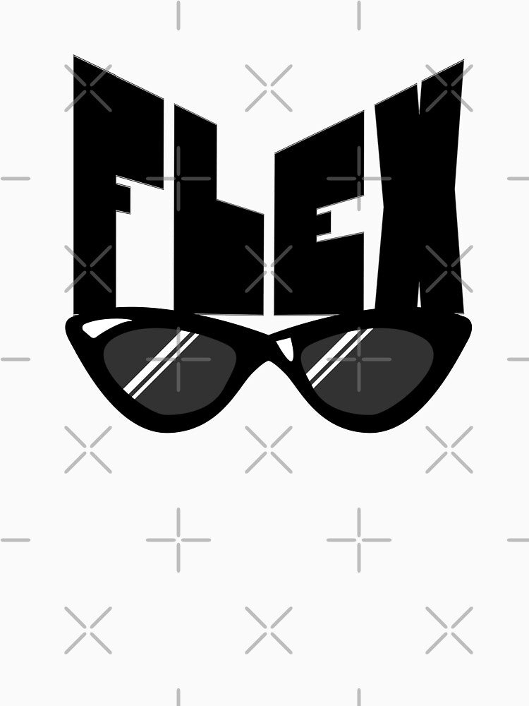 Minimal Abstract Flex Design – Black and White Gen Z Statement by SalinahYahya
