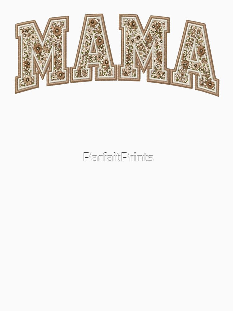 Floral Mama Shirt Neutral Aesthetic | Vintage Boho Mom Graphic by ParfaitPrints