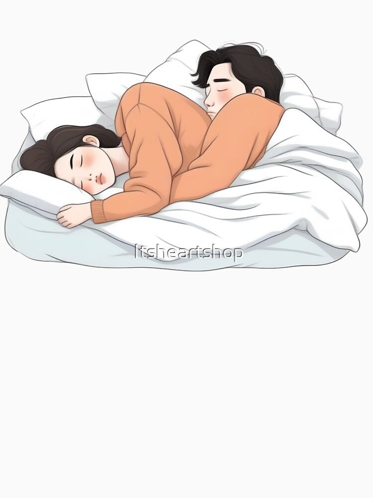 Couple Sleep by Itsheartshop
