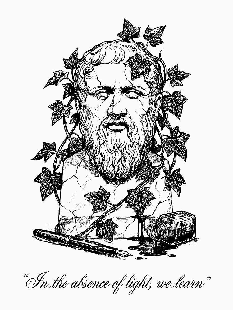 Classical Bust & Ivy Overgrowth - Dark Academia by bapupa