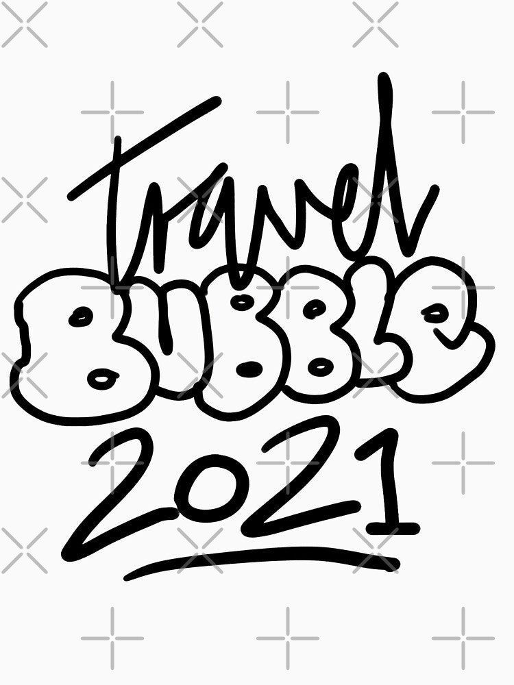 Travel Bubble T-Shirt, Australian Travel Bubble 2021 Shirt, Funny Australian and New Zealand Travel Bubble Tee by sketchNkustom