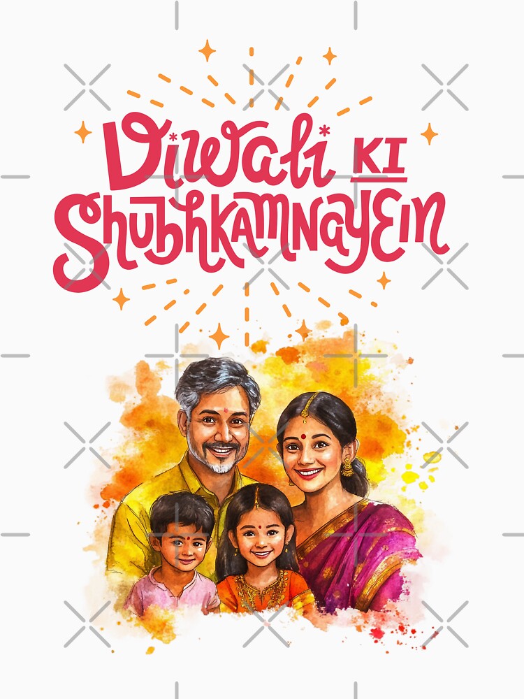 yoga family Shub Dipavali , Happy Diwali ver 14| Festival of Lights | Indian Deepavali Celebration with Diyas, Rangoli & Lord Ganesha | Hindu Festival Art & Gifts by mndesignworx