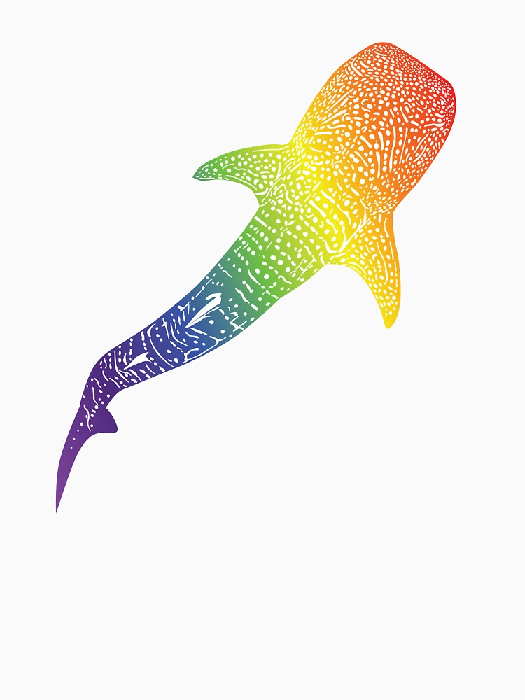Whale Shark - Rainbow by SeaLarkArt