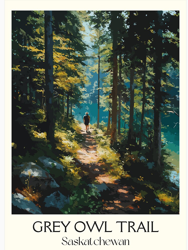 Grey Owl Trail | Prince Albert National Park Forest Path Art Print by TuncGK