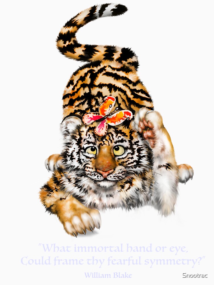 Tyger's Symmetry | W Cartoon Tiger Cub by Snootrac