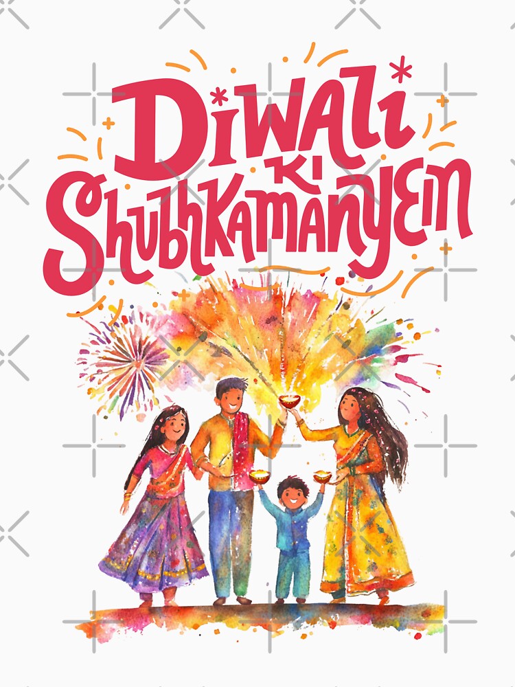 yoga family Shub Dipavali , Happy Diwali ver 17| Festival of Lights | Indian Deepavali Celebration with Diyas, Rangoli & Lord Ganesha | Hindu Festival Art & Gifts by mndesignworx