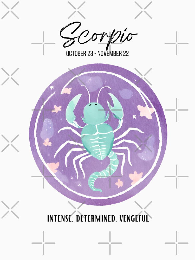 scorpio zodiac sign poster by taechion