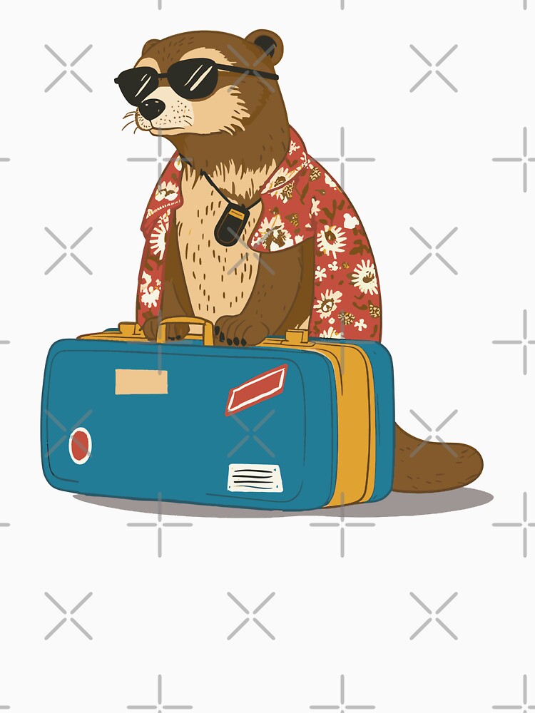 Otter is on vacation by DerSenat