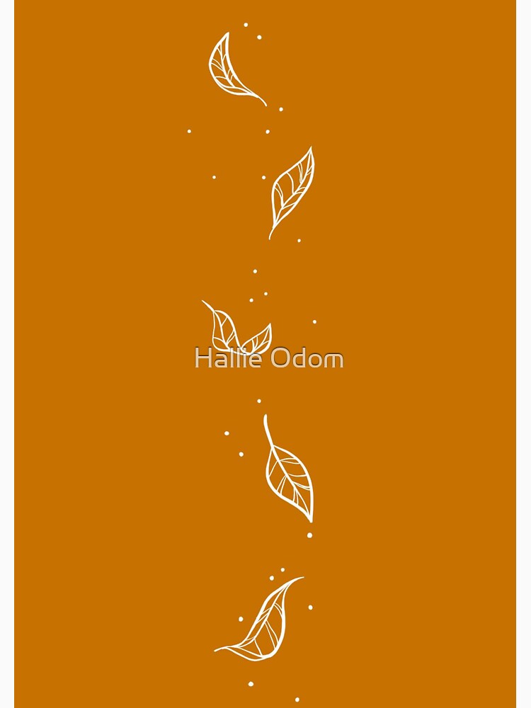 Fall leaves by Hallie Odom