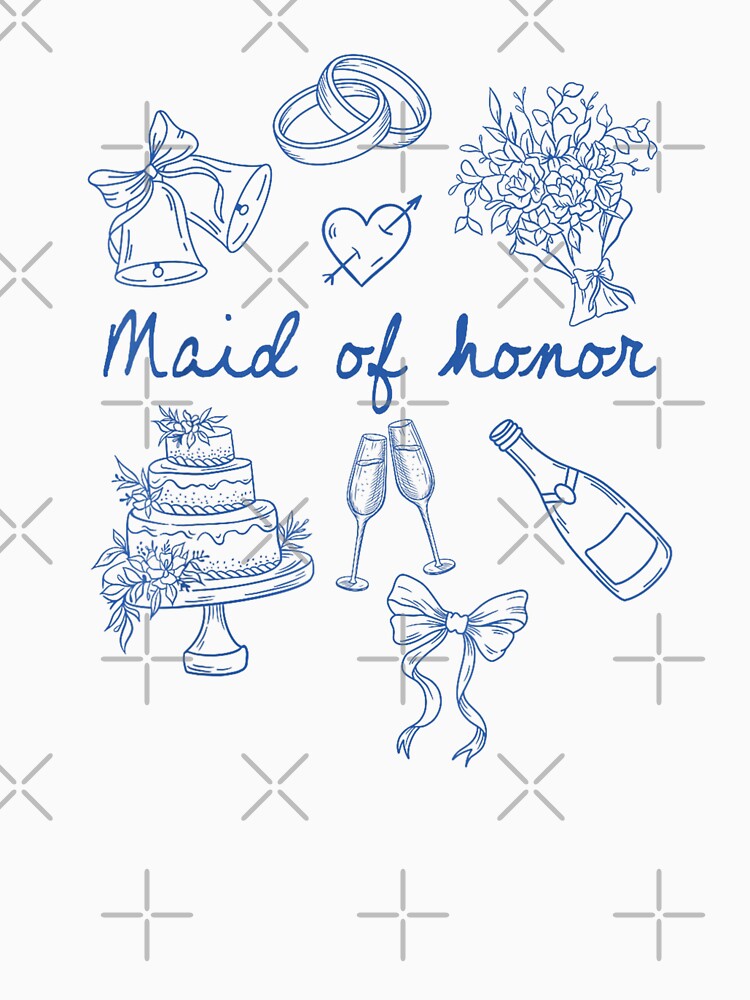 Bridal Party Maid of Honor by goombi-creative