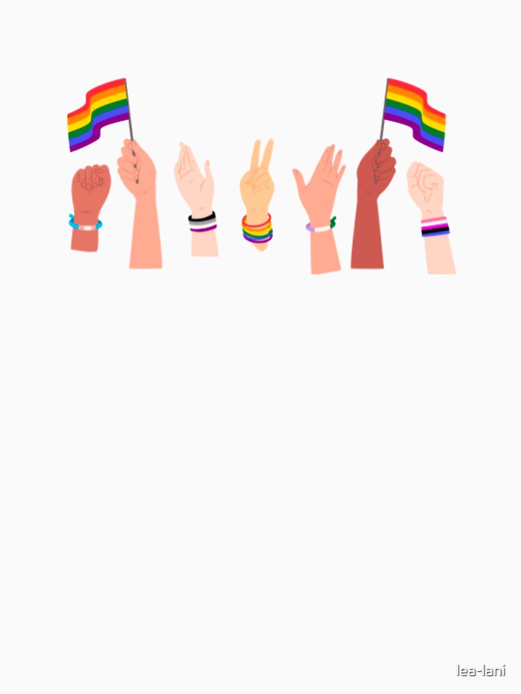 Rainbow Pride Hands by lea-lani