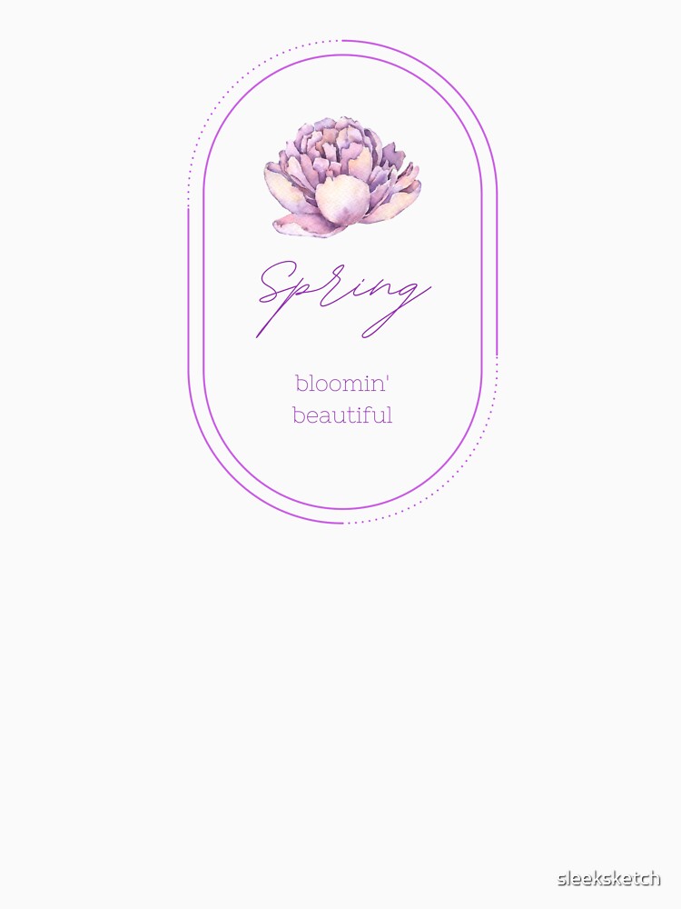 Spring bloomin beautiful by Sleek Sketch Studio