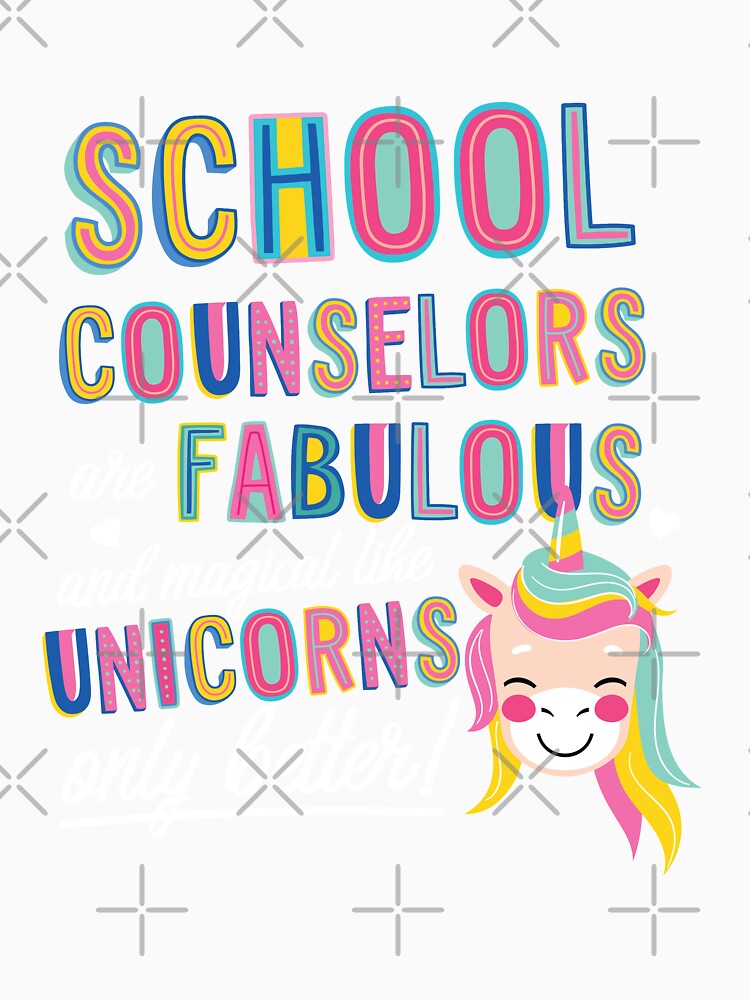 School Counselors are like Unicorns Gift Idea by betternotes