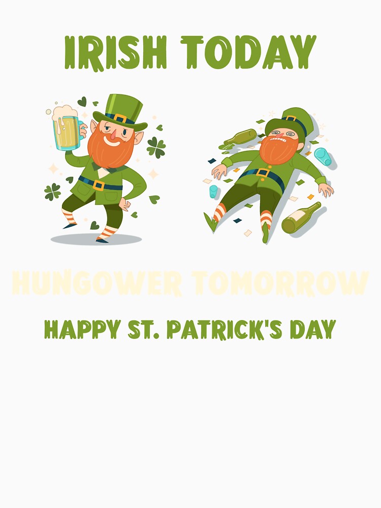 Funny St. Patrick's Day Design by Boogzapparel