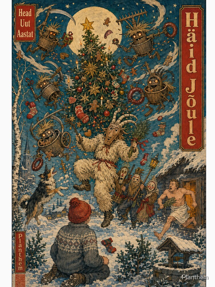 Vintage Estonian Crazy Christmas Dream by Planthem