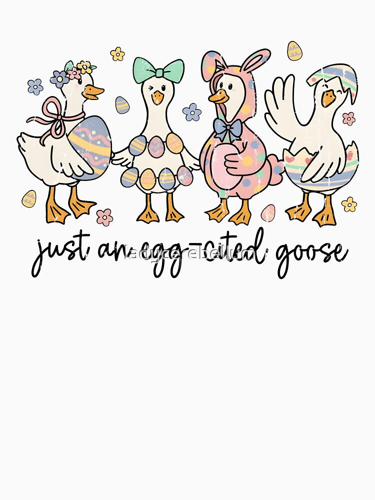 Just An Egg-Cited Goose by ladycerebellum