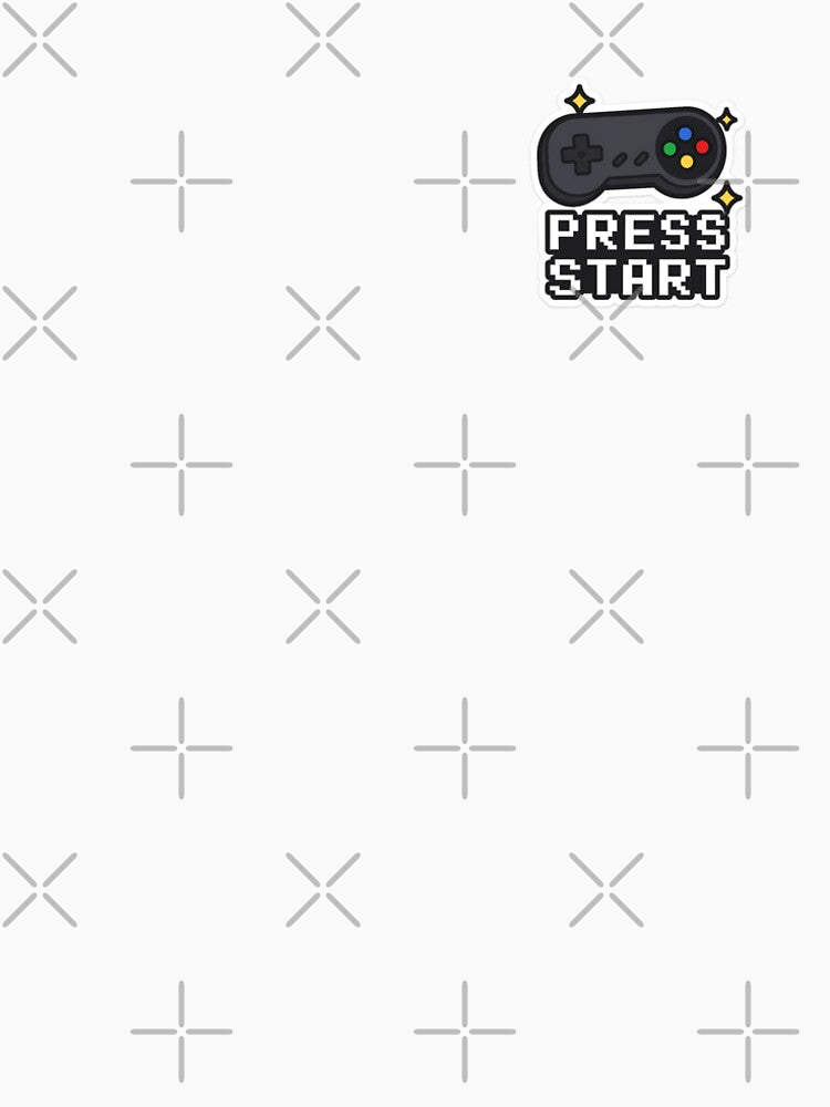 Press Start Retro Gamer Controller by amrani20