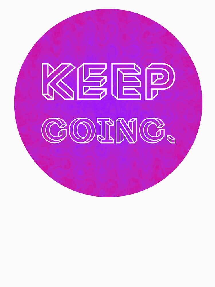 Keep Going - Purple Fuchsia Wave by sillyjess