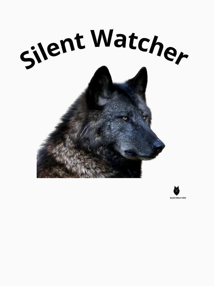 Silent Watcher | Black Wolf Portrait by Bwolf1956