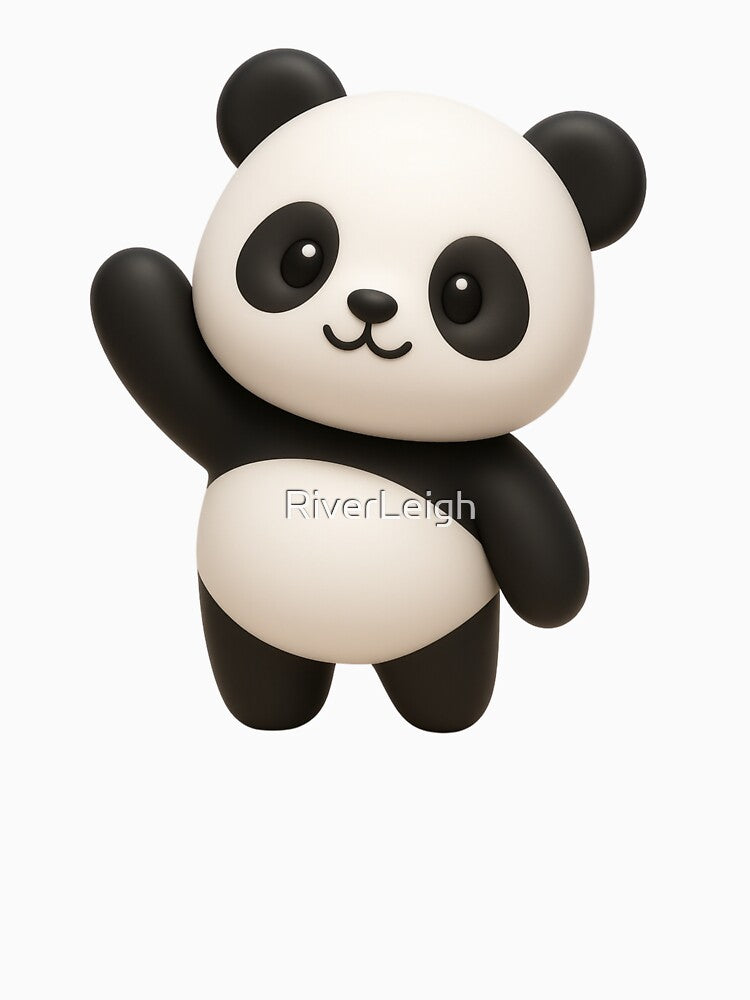 Panda Bear 3D by RiverLeigh