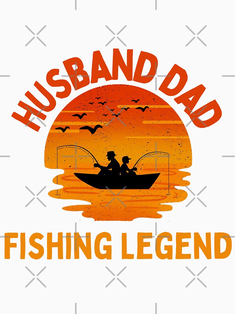Husband Dad Fishing Legend by Buzzbazaar