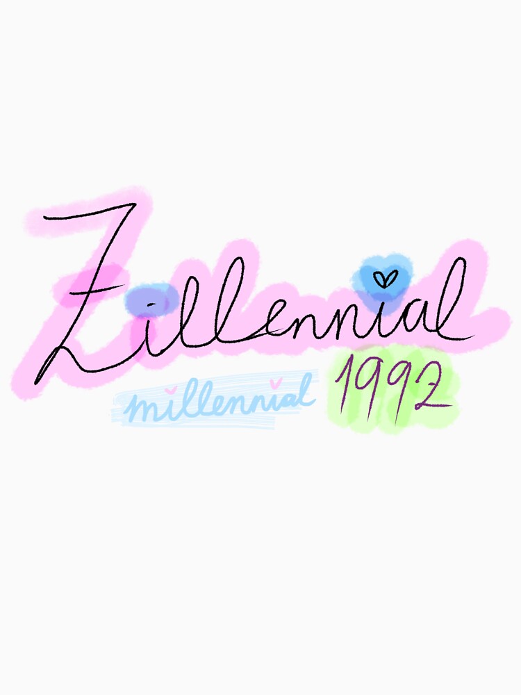 Zillennial millennial 1992 edition by lukked