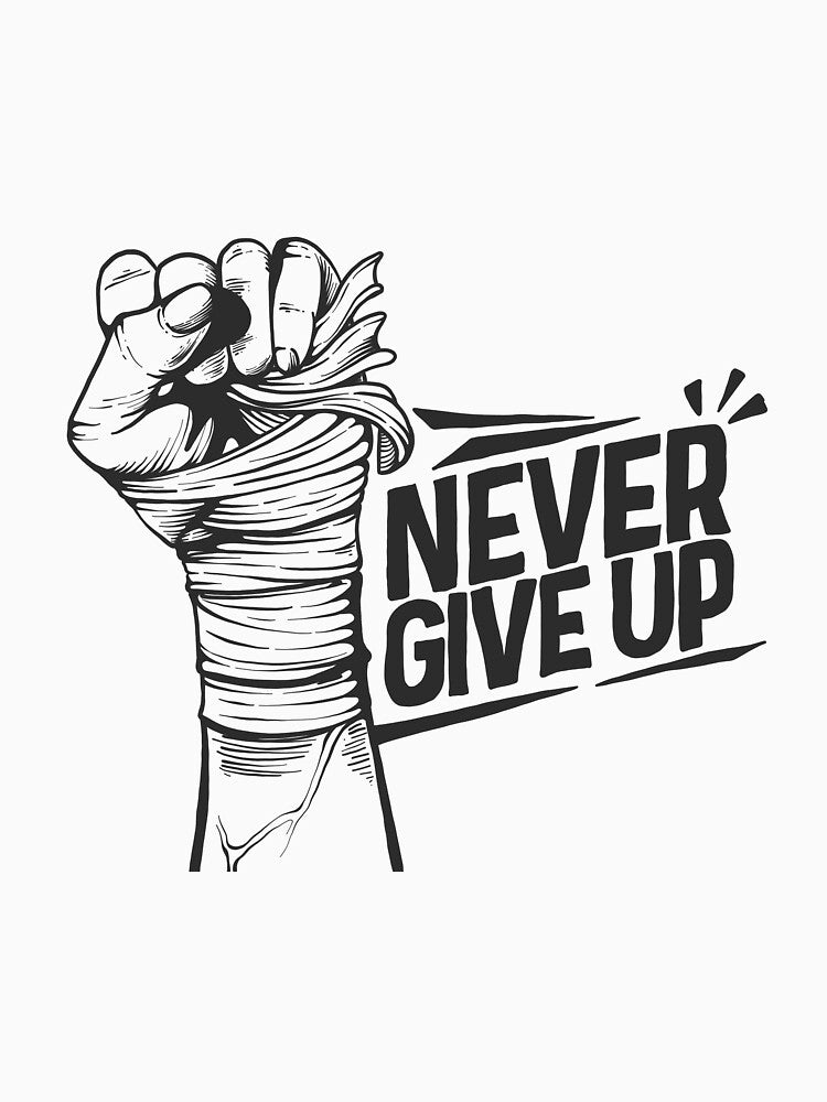 never give up by adibhyper