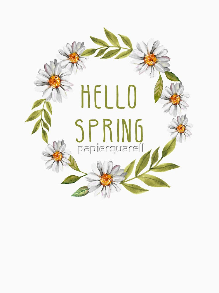 Hello Spring Florals by papierquarell