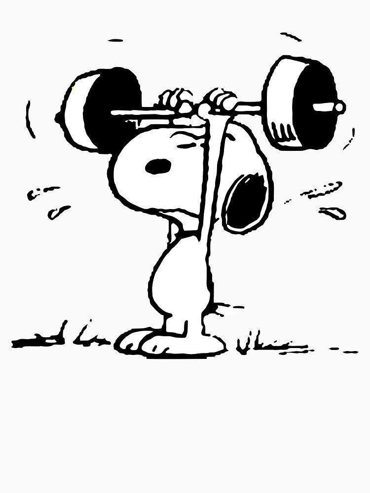 weight lifting edition vintage comic strip by landusyrwaz