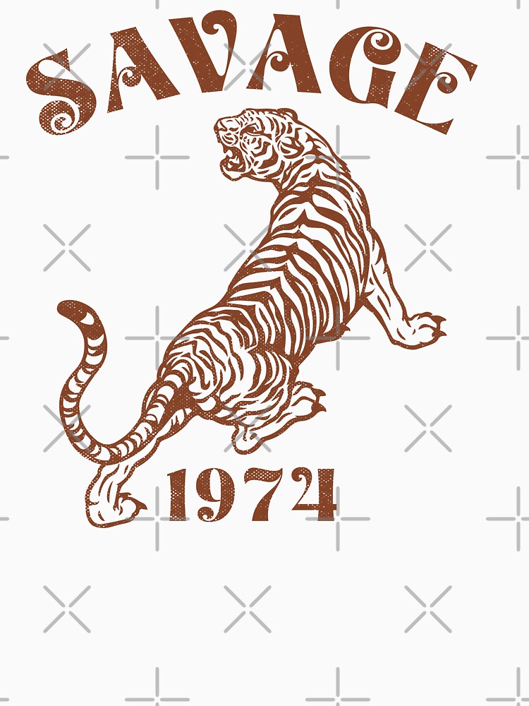 Savage Tiger T-Shirts, Tiger Lover Gift, Tiger Face Sweatshirt, Animal Lover Gift, Tiger Shirt, Tiger Mascot Unisex Sweatshirt Tee by TonySpencer