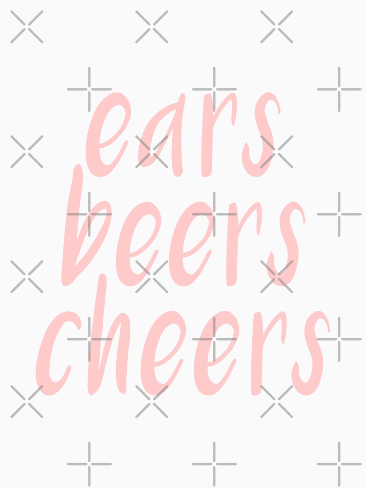 Ears Beers Cheers Millennial Pink by FandomTrading