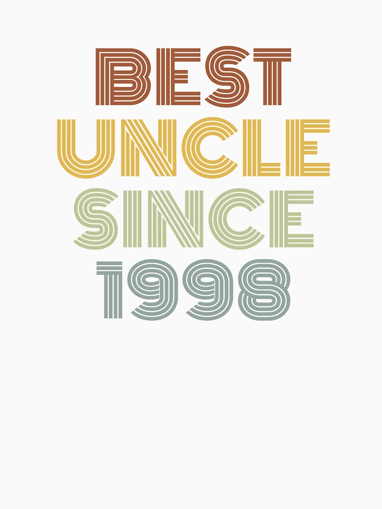 Best Uncle Since 1998 by Vanover Designs