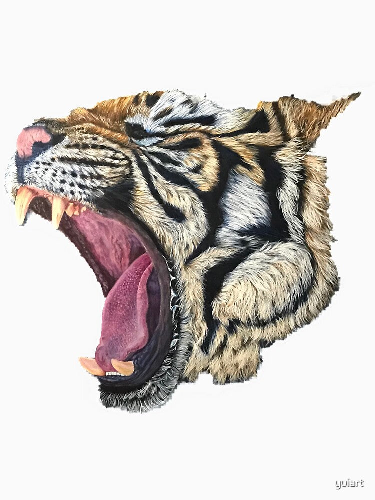 Tiger Roaring by yuiart