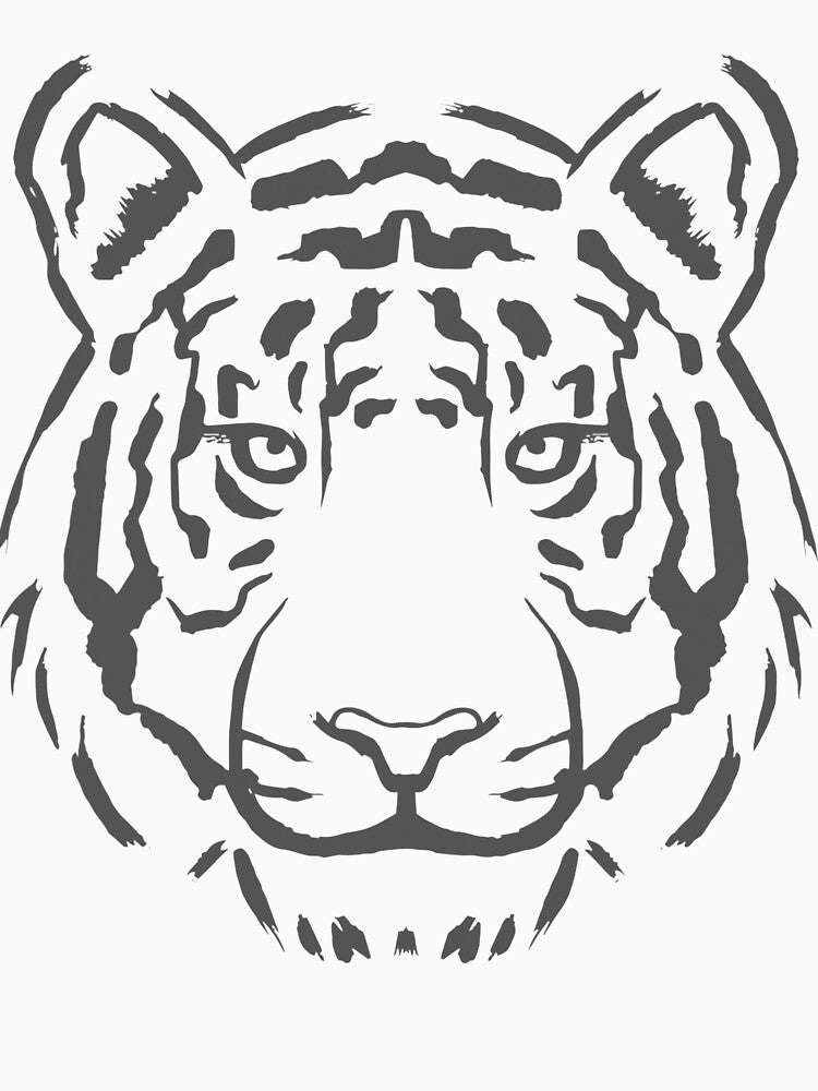 Tiger Shirt For Women Graphic Tee Tiger Short Sleeve Men's T-Shirt by OsborneKlein